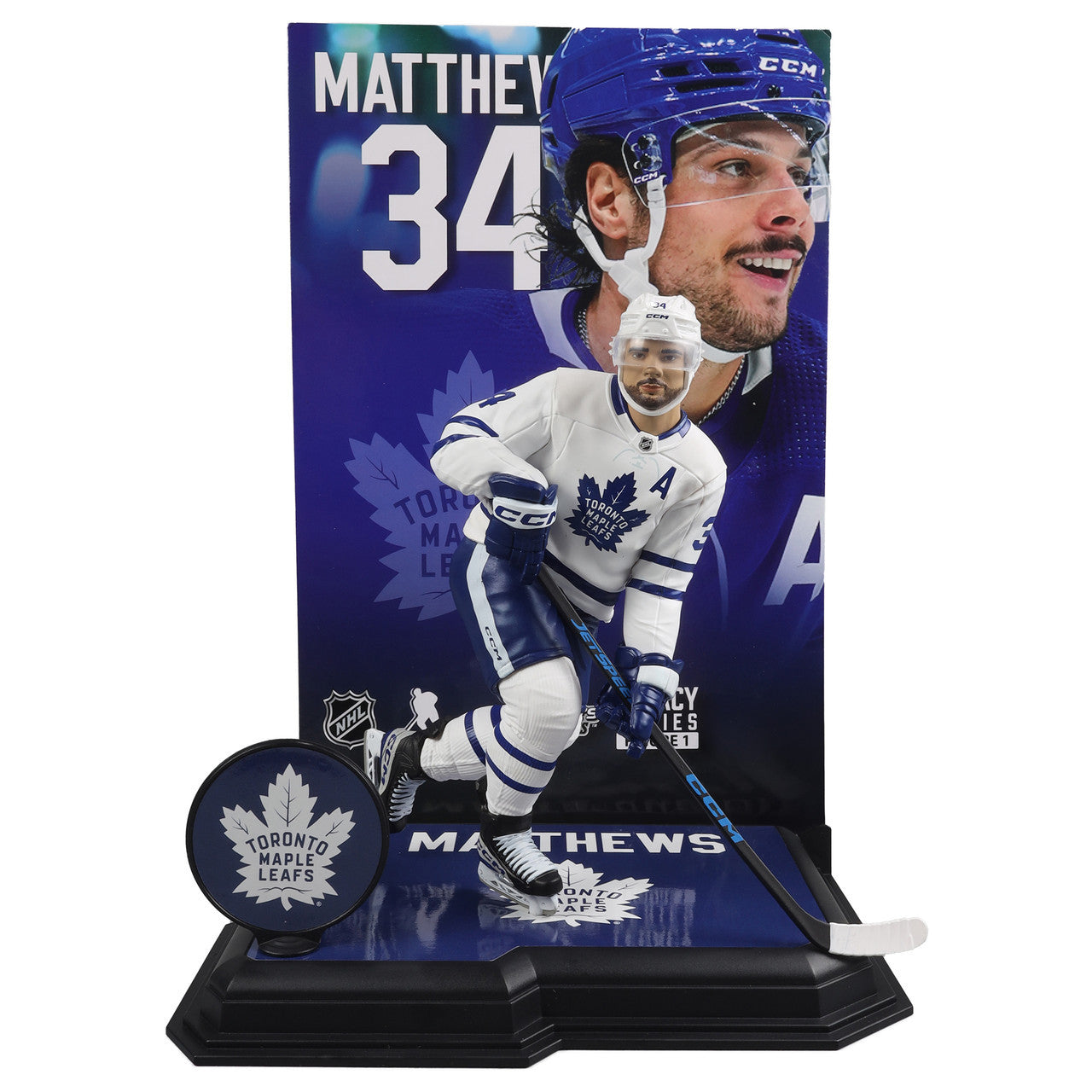 Auston Matthews TORONTO MAPLE LEAFS  NHL 7" Figure McFarlane's  CHASE