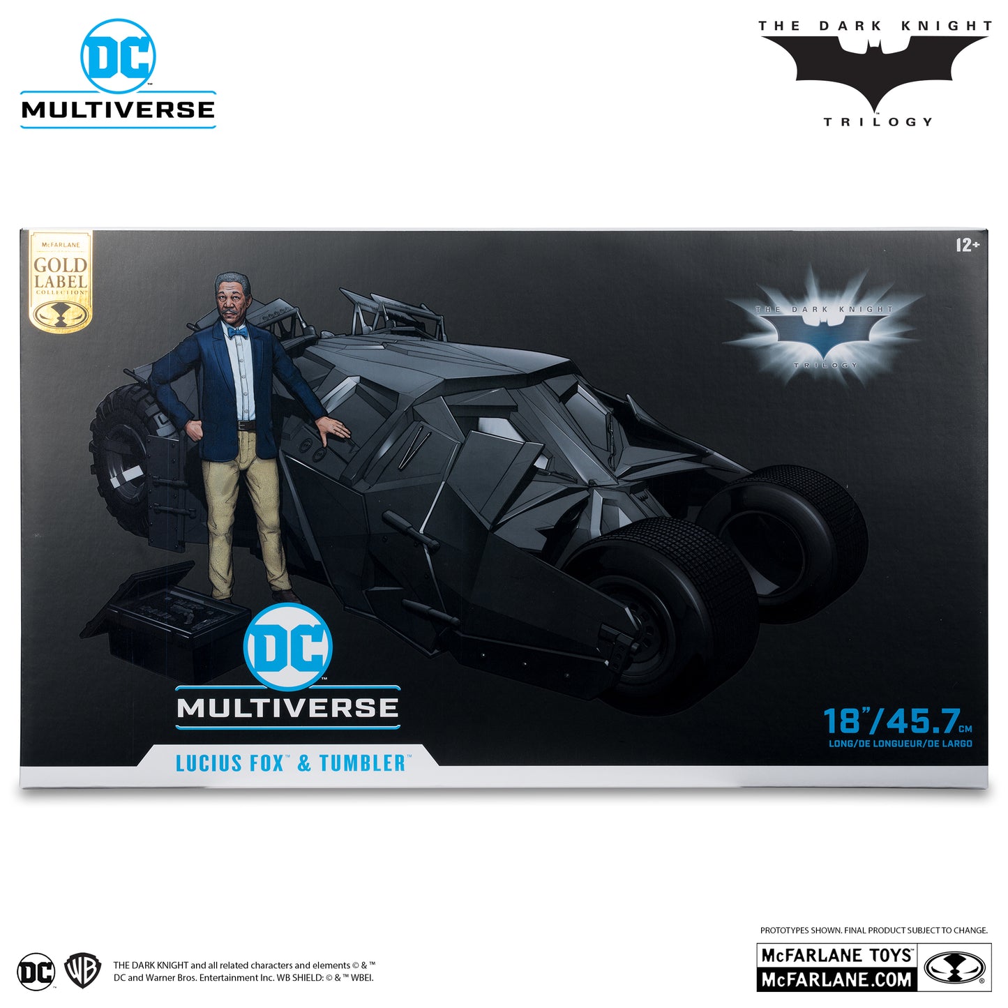 LUCIUS FOX & TUMBLER (THE DARK KNIGHT) GOLD LABEL