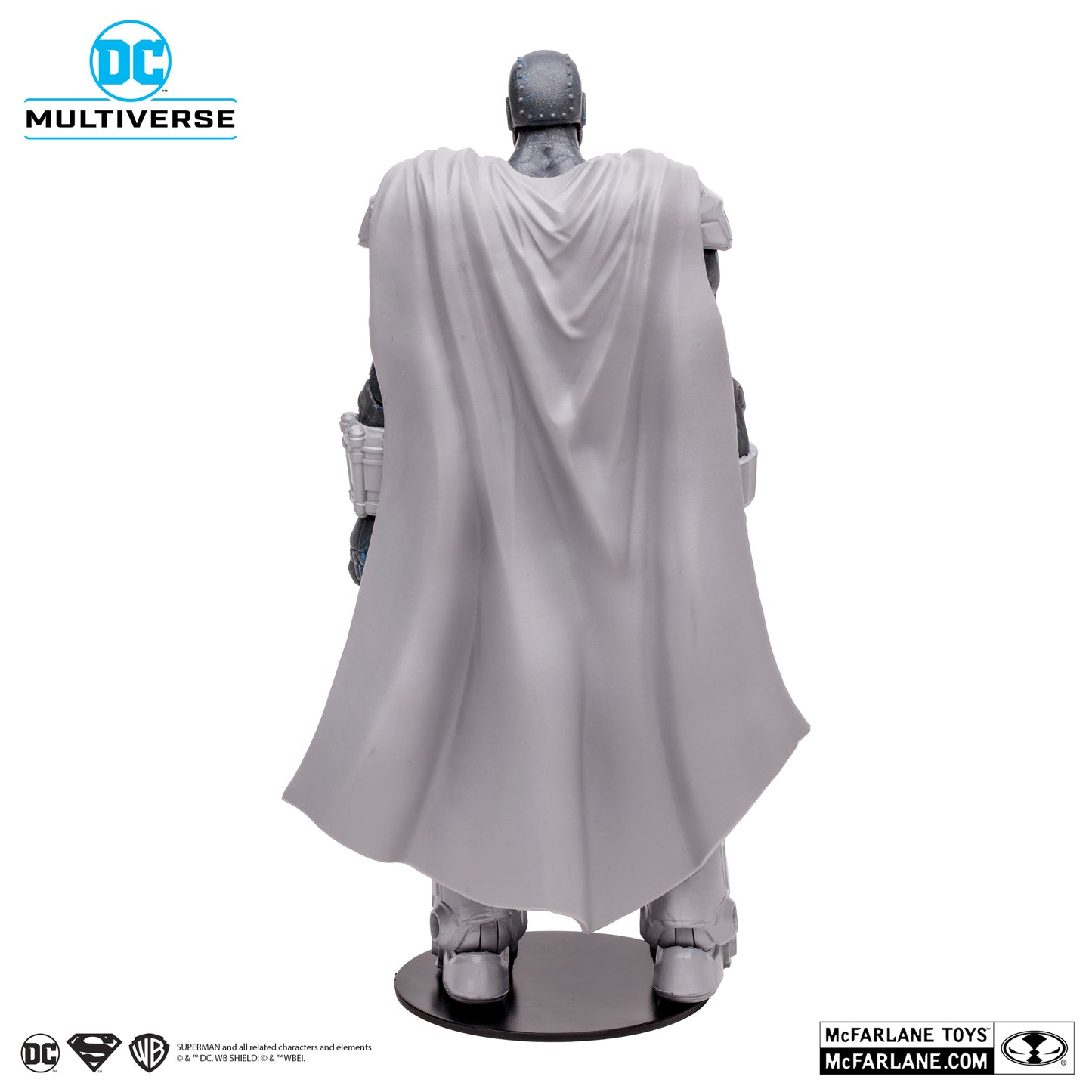DC Mc Farlane STEEL - Superman - Reign of the Superman Platinum