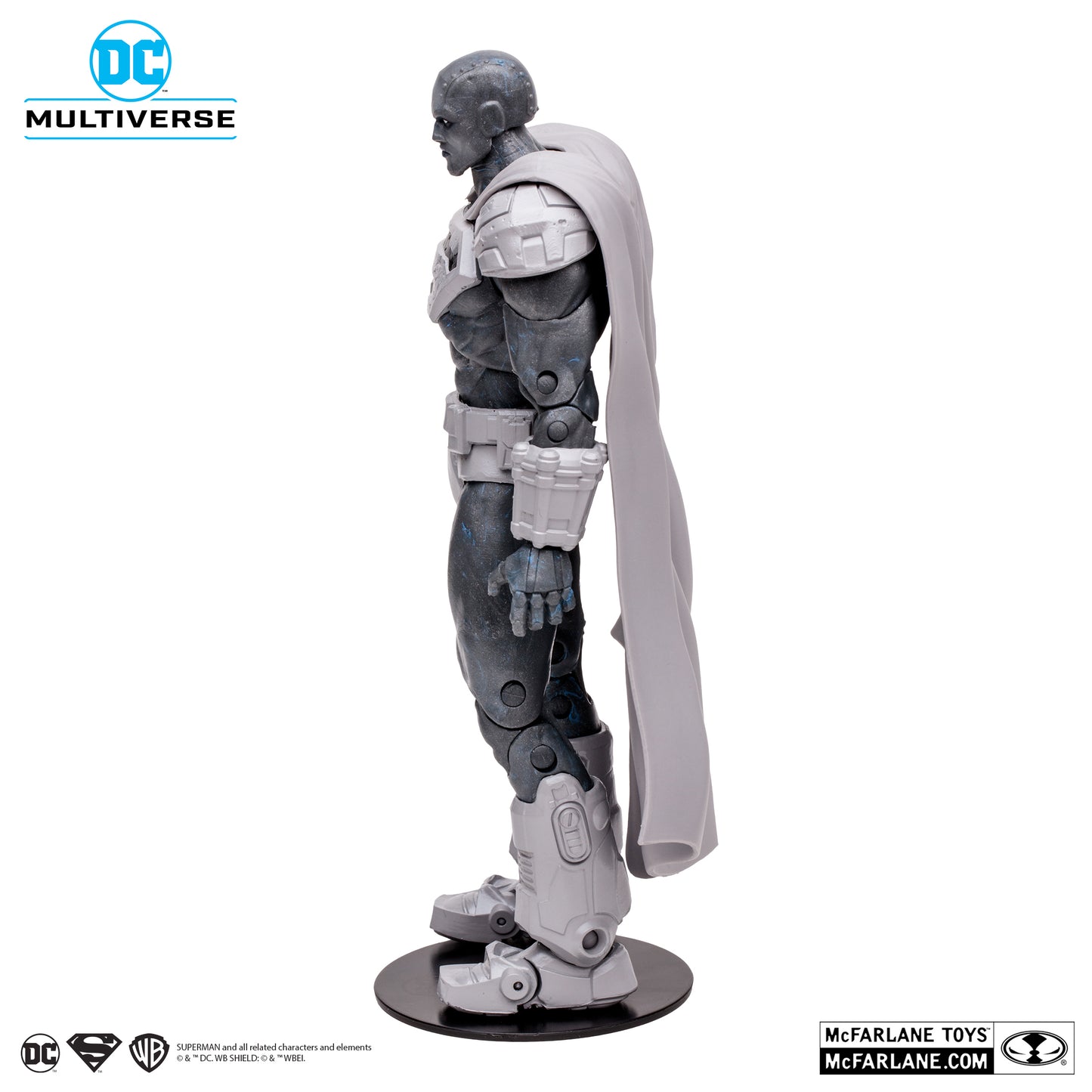 DC Mc Farlane STEEL - Superman - Reign of the Superman Platinum