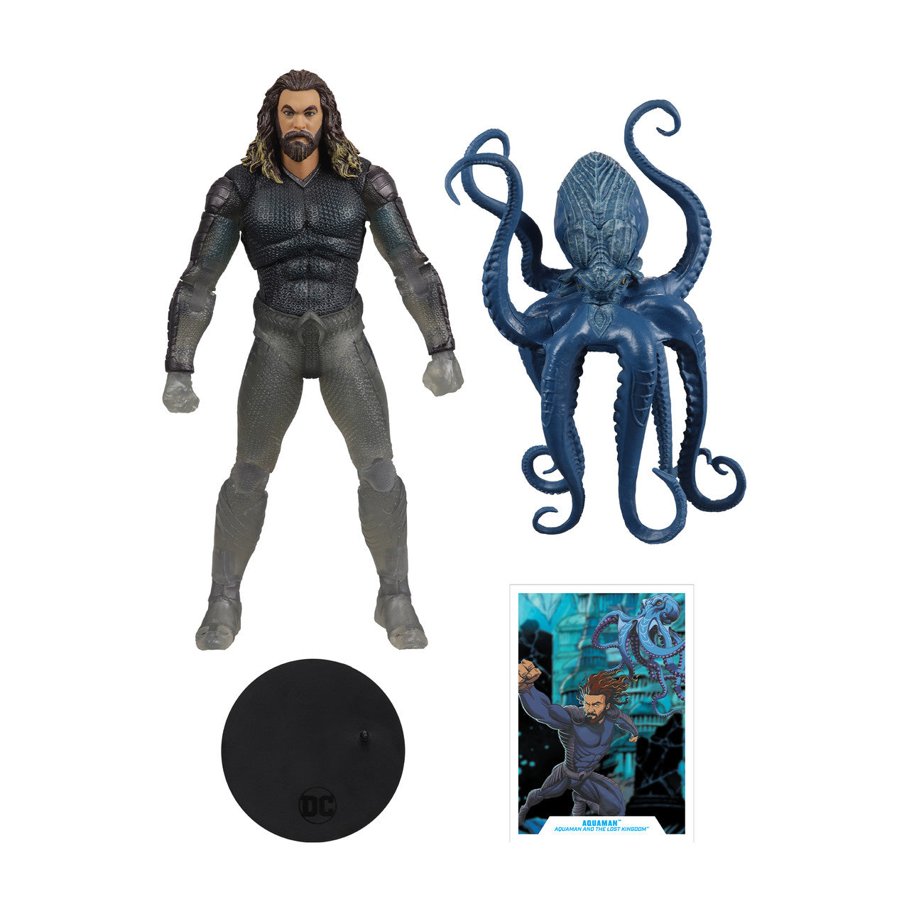 Aquaman Stealth Suit w/Topo (Aquaman and the Lost Kingdom) GOLD LABEL 7" Figure