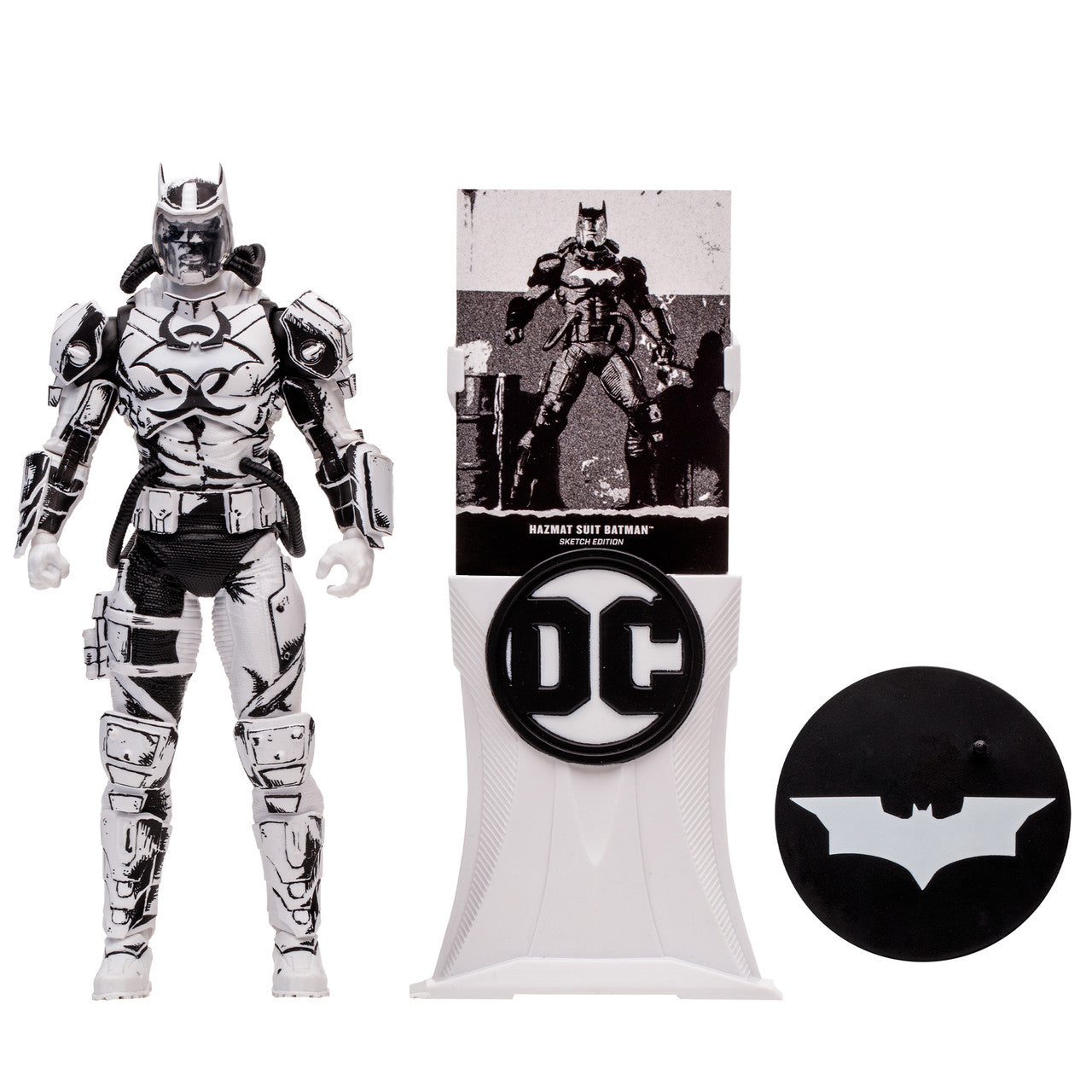 Hazmat Suit Batman (DC Multiverse) Sketch Edition Gold Label 7" Figure MTS Exclusive