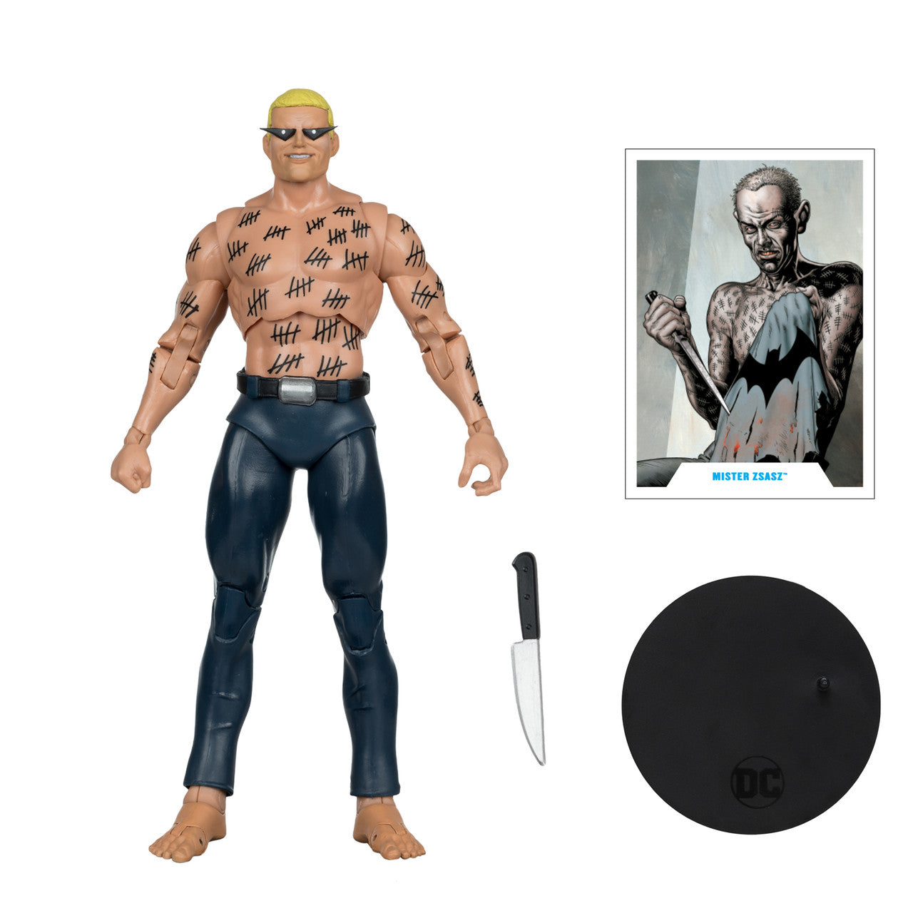 Mister Zsasz (DC Multiverse) Gold Label 7" Figure