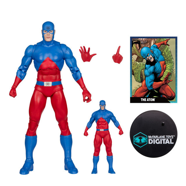 The Atom (DC: The Silver Age) 7" Figure w/McFarlane Toys Digital Collectible