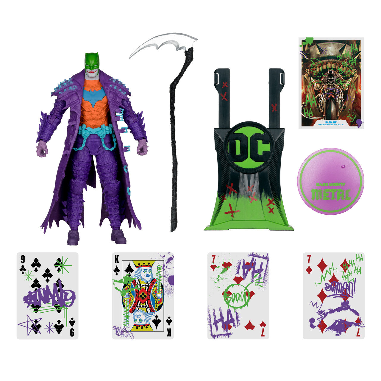 Batman (Dark Knights: Death Metal) Jokerized Gold Label 7" Figure
