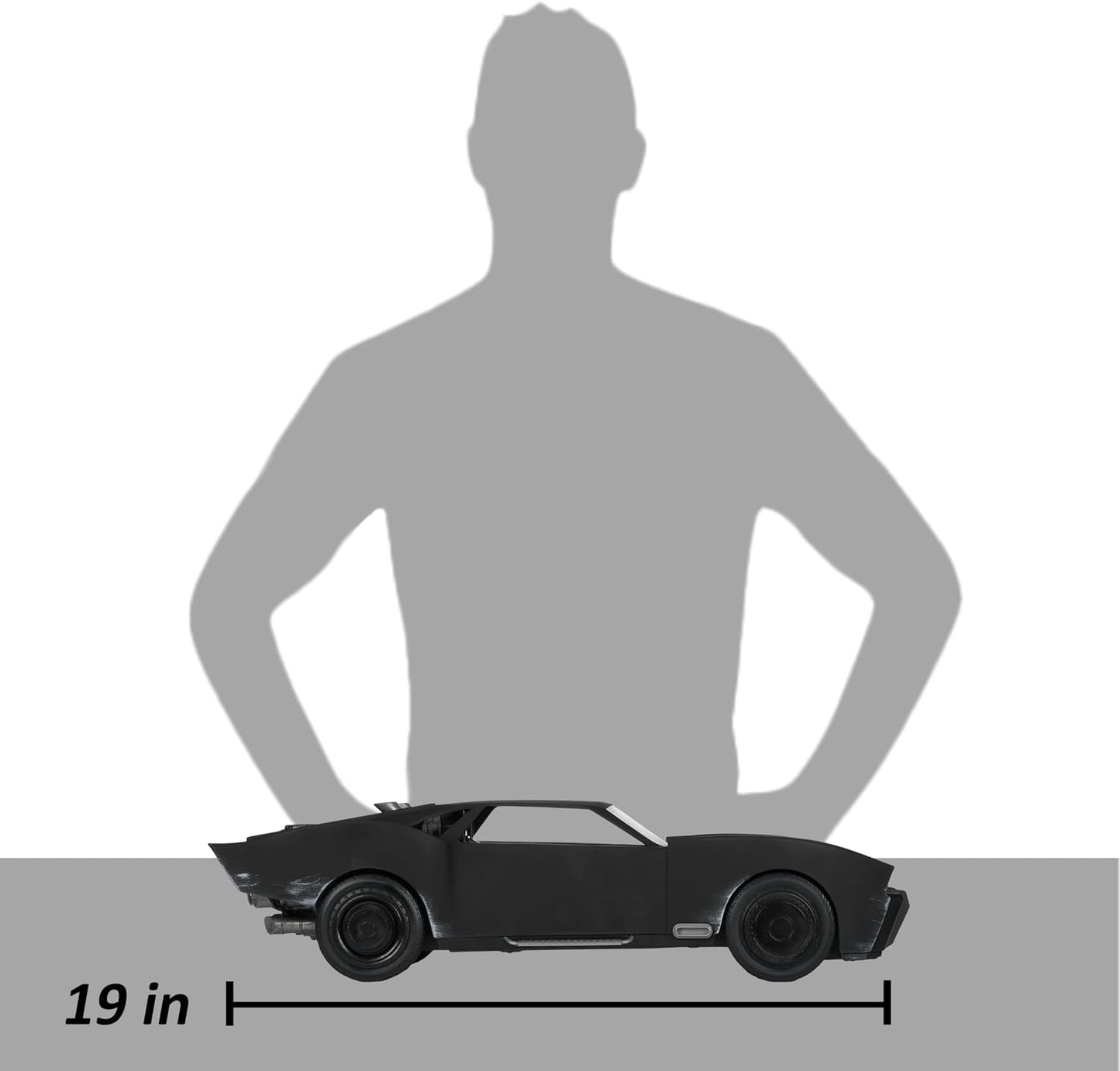 DC Multiverse The Batman (2022) Batmobile (Gold Label) 7 Inch Scale Compatible Vehicle