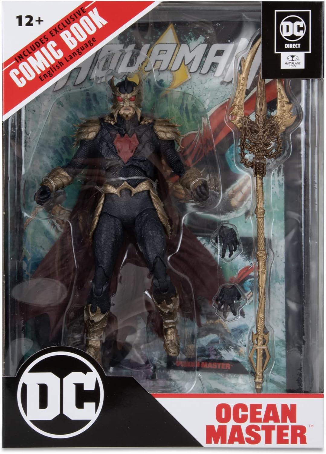 McFarlane Toys DC Direct Page Punchers Ocean Master 7in Action Figure with Aquaman Comic