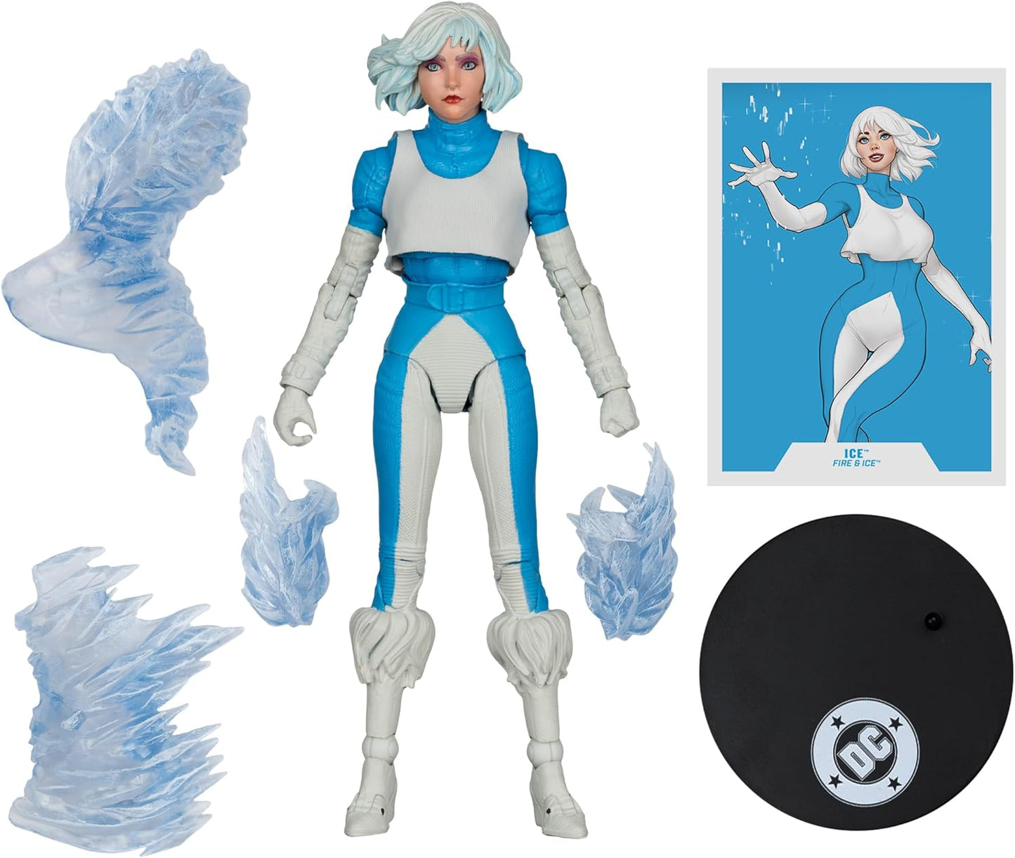 DC Multiverse - 7 inch Ice Action Figure (Fire & Ice) - McFarlane Toys