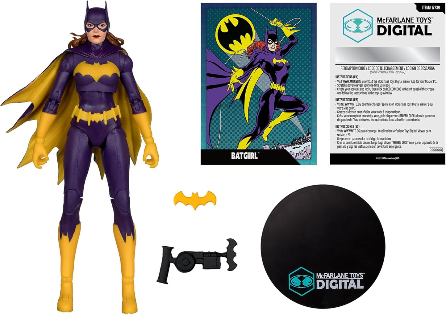 McFarlane DC Direct Batgirl (DC Classic) 7in Action Figure Toys Digital Collectible