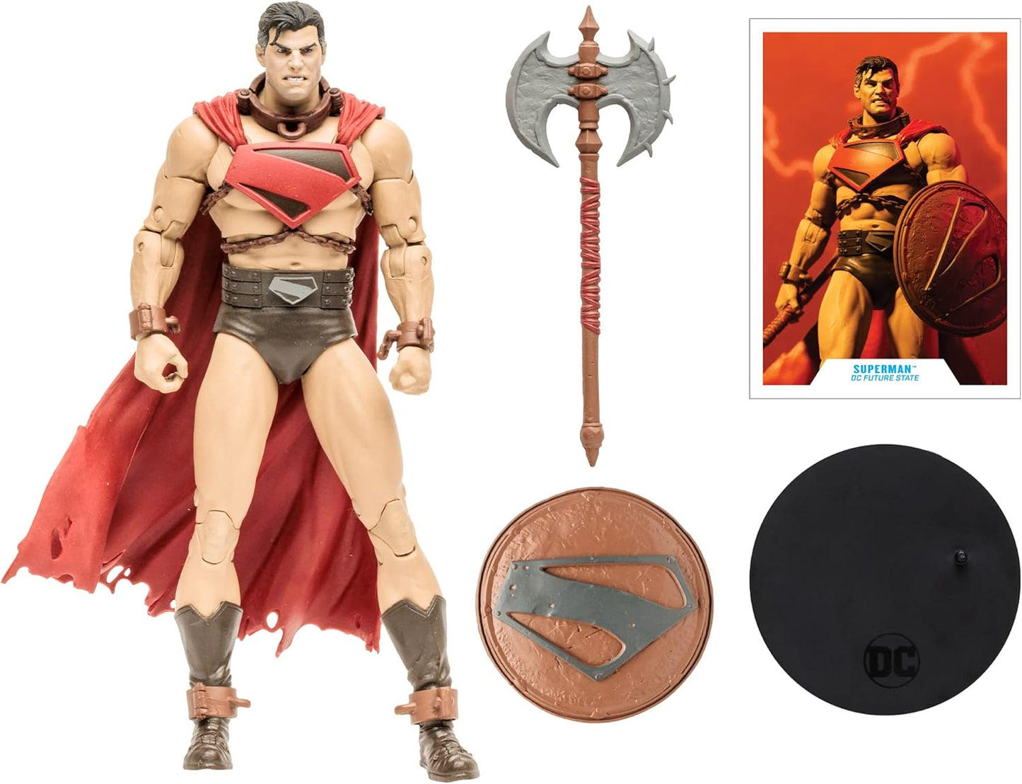 McFarlane Toys - DC Multiverse 7IN - Superman (Future State: Worlds of WAR)