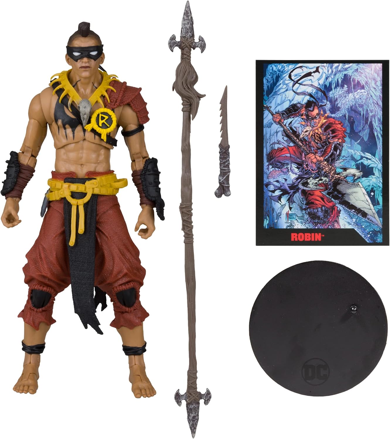 McFarlane Toys - DC Direct - Page Punchers - Robin 7in Action Figure with Batman Comic