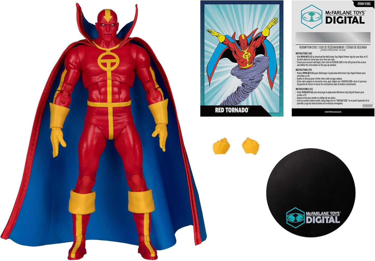 McFarlane DC Direct Red Tornado (DC: The Bronze Age) 7in Action Figure Toys Digital Collectible
