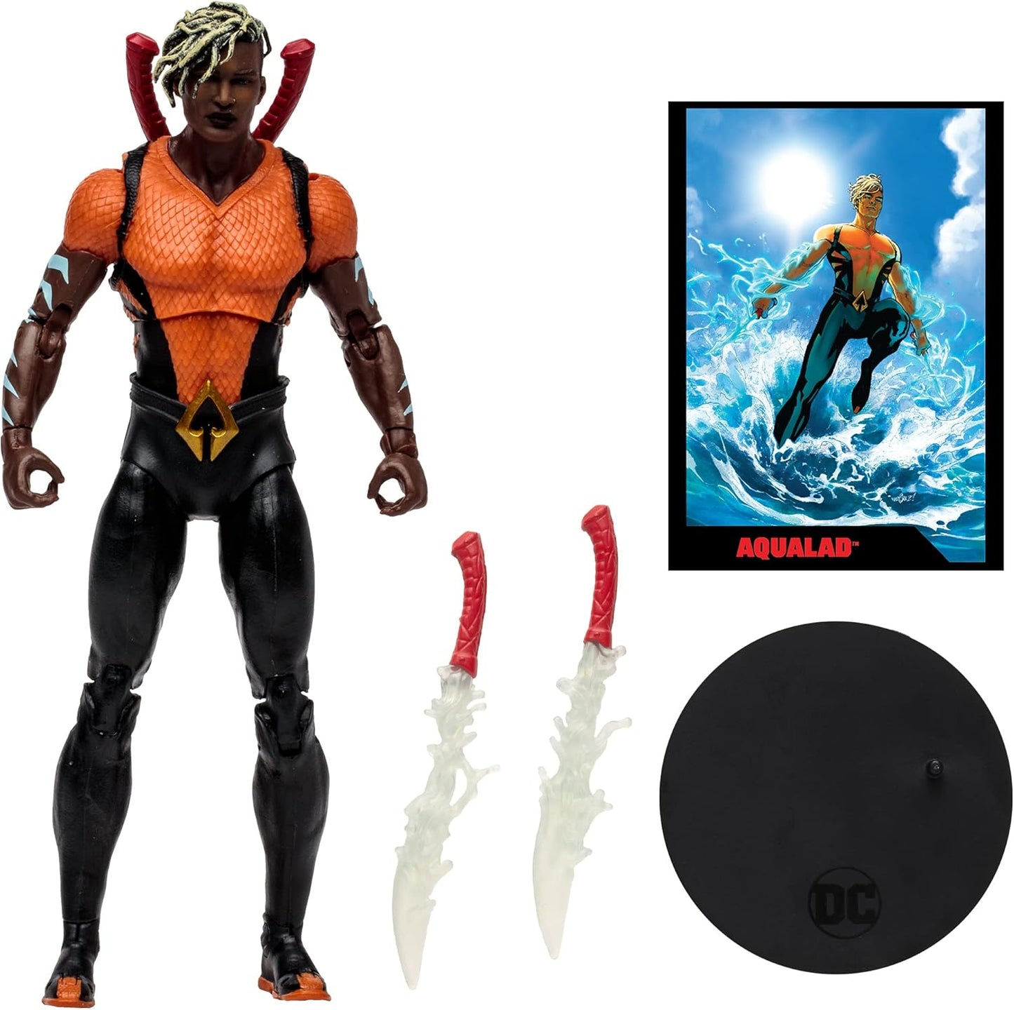 McFarlane Toys DC Direct Page Punchers Aqualad 7in Action Figure with Aquaman Comic