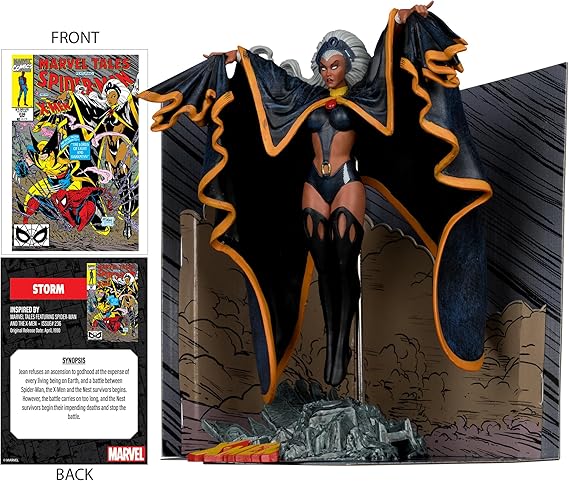 McFarlane Toys - Marvel Storm 1:10th Scale Collectible with Scene (Marvel Tales Featuring Spider-Man and The X-Men #236)