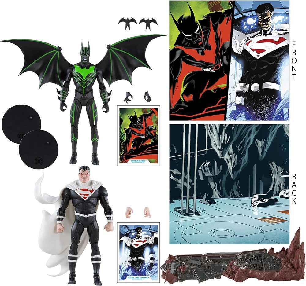 DC Multiverse Batman Beyond Vs. Justice Lord Superman 2-Pack 7 Inch Action