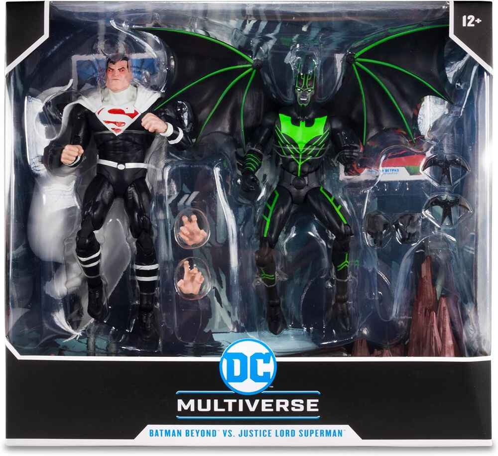 DC Multiverse Batman Beyond Vs. Justice Lord Superman 2-Pack 7 Inch Action
