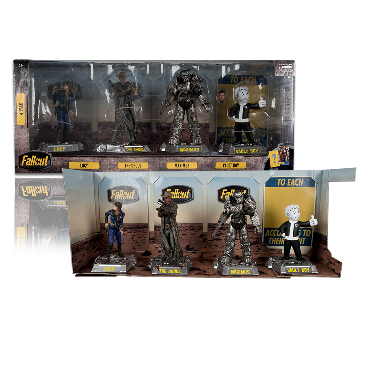 Lucy/Maximus/The Ghoul/Vault Boy (Fallout) 4-Pack 6" Posed Figures