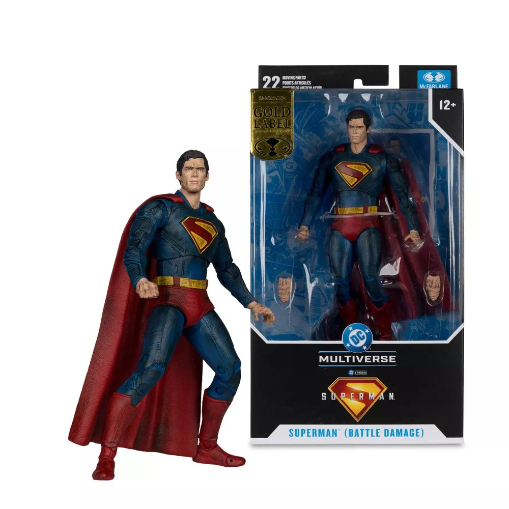 DC Multiverse Superman Battle Damage 7" Action Figure (Superman Movie) Gold Label