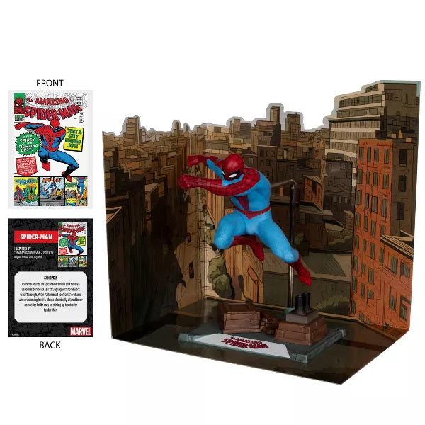 McFarlane Marvel The Amazing Spider-Man 1:10th Scale Collectible with Scene (Spider-Man #38) Gold Label