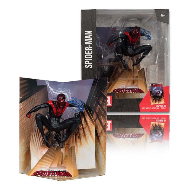 Spider-Man (Miles Morales: Spider-Man #1) 1:10th Scale Collectible Figure w/Scene
