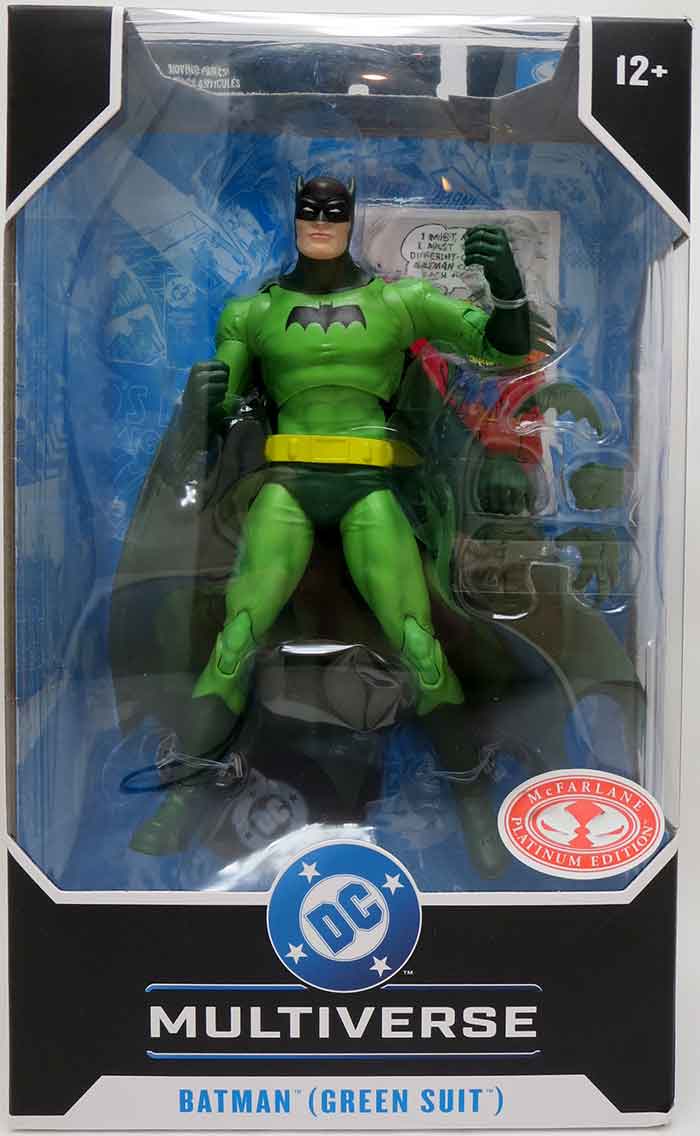 DC Multiverse Batman (Green Suit) (Detective Comics #241) Platinum 7 Inch Action Figure