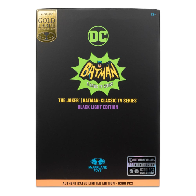 DC Multiverse The Joker (Gold Label - Black Light - Batman: Classic TV Series)