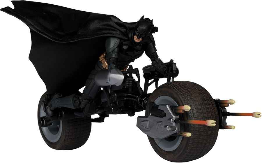 DC Multiverse Batman and Batpod (The Dark Knight Rises) Gold Label 7 Inch Action Figure and Vehicle