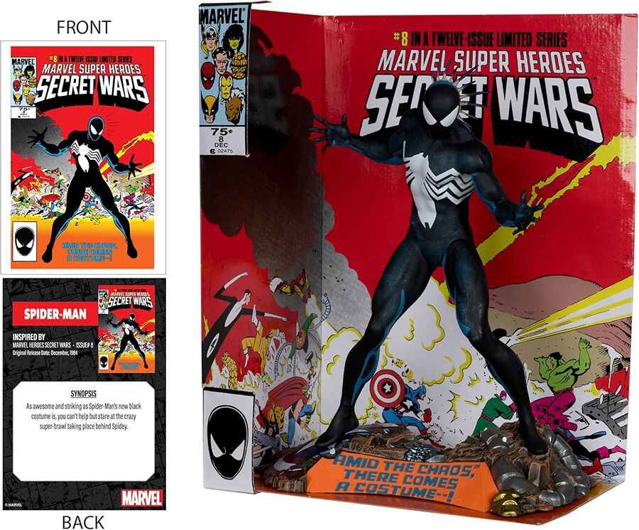 Marvel Collectibles 1/6th Scale Posed Figure - Spider-Man (Marvel Super Heroes Secret Wars #8)