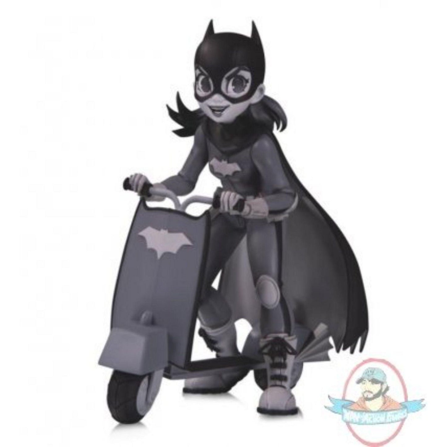 DC ARTIST ALLEY BATGIRL BLACK & WHITE PVC FIGURE BY ZULLO