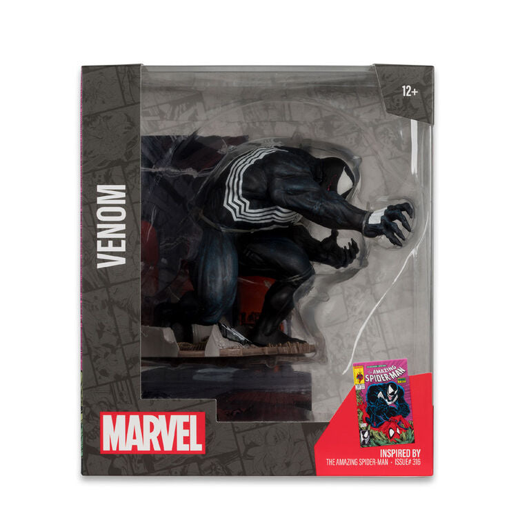 Marvel Venom 1:10th Scale Collectible with Scene (The Amazing Spider-Man #316)