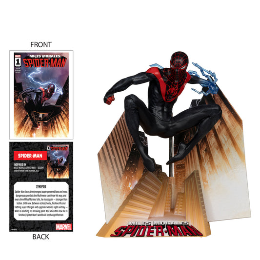 Spider-Man (Miles Morales: Spider-Man #1) 1:10th Scale Collectible Figure w/Scene