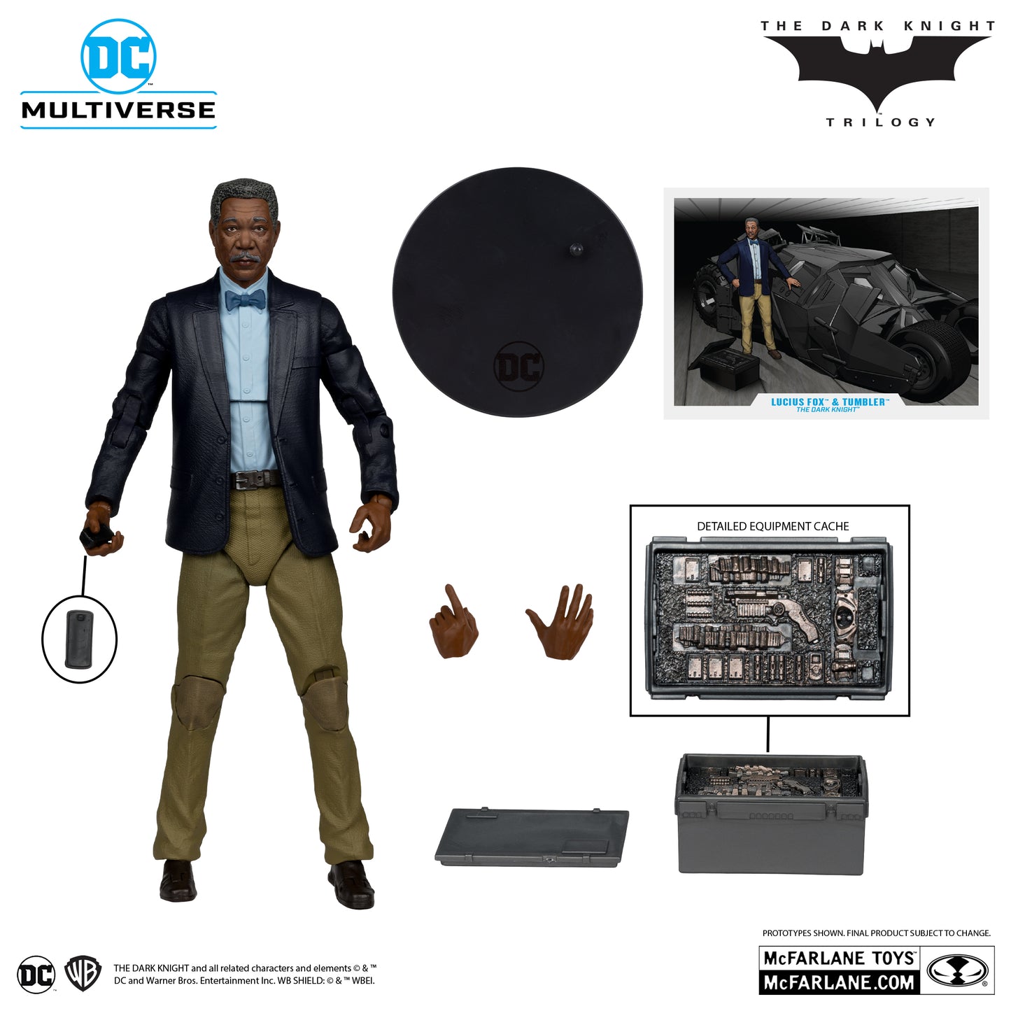 LUCIUS FOX & TUMBLER (THE DARK KNIGHT) GOLD LABEL
