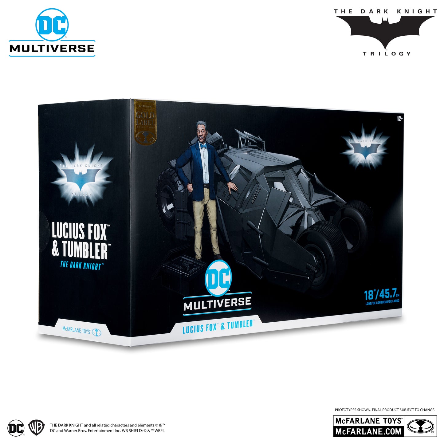 LUCIUS FOX & TUMBLER (THE DARK KNIGHT) GOLD LABEL