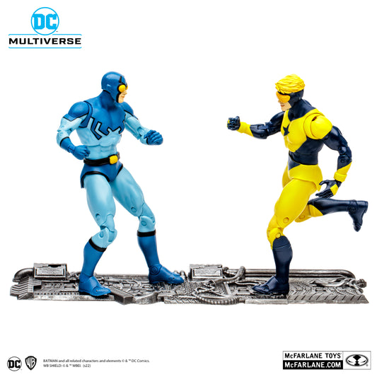 McFarlane Toys - DC Multiverse - Blue Beetle & Booster Gold 2pk Battle Scene