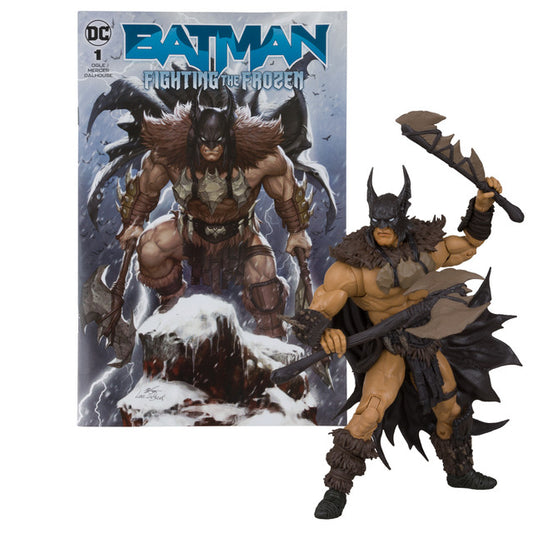 Batman w/Batman Fighting the Frozen Comic (DC Page Punchers) 7" Figure