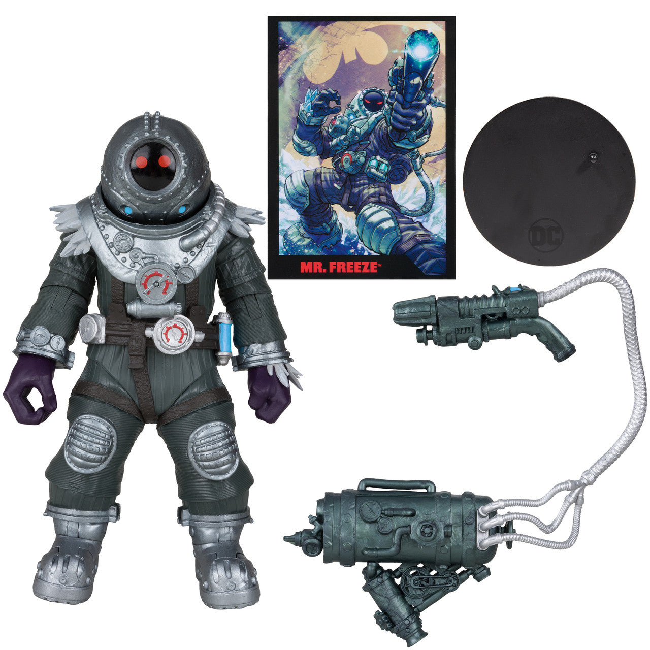 Mr.Freeze w/Batman Fighting the Frozen Comic (DC Page Punchers) 7" Figure