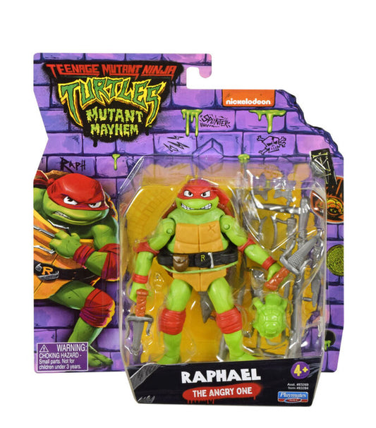 Teenage Mutant Ninja Turtles: Mutant Mayhem Raphael Basic Action Figure 5"