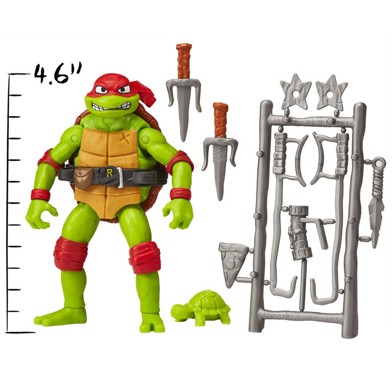 Teenage Mutant Ninja Turtles: Mutant Mayhem Raphael Basic Action Figure 5"