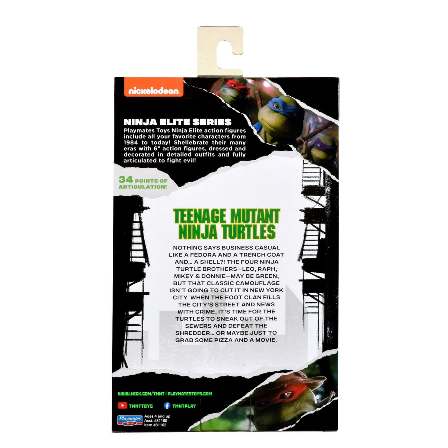 TEENAGE MUTANT NINJA TURTLES NINJA ELITE SERIES - 4 PACK