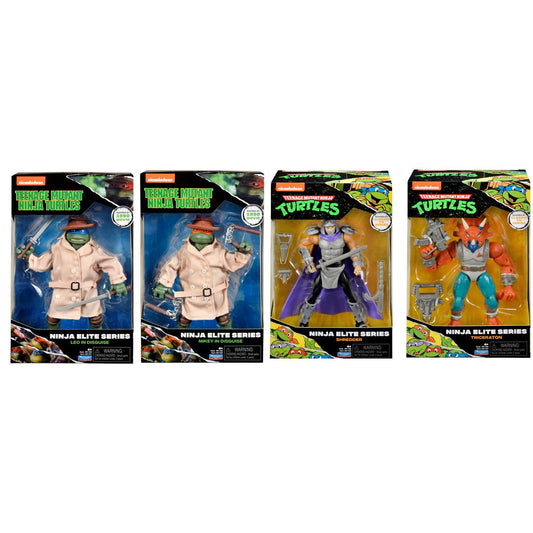TEENAGE MUTANT NINJA TURTLES NINJA ELITE SERIES - 4 PACK