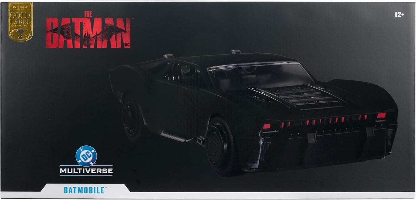 DC Multiverse The Batman (2022) Batmobile (Gold Label) 7 Inch Scale Compatible Vehicle