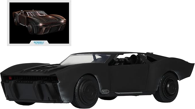 DC Multiverse The Batman (2022) Batmobile (Gold Label) 7 Inch Scale Compatible Vehicle
