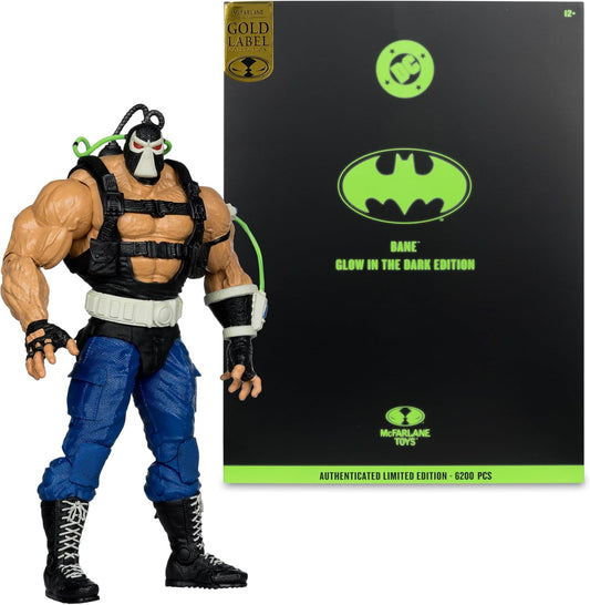 DC Multiverse Bane (Glow in The Dark Edition) Mega Figure Gold Label McFarlane Toy