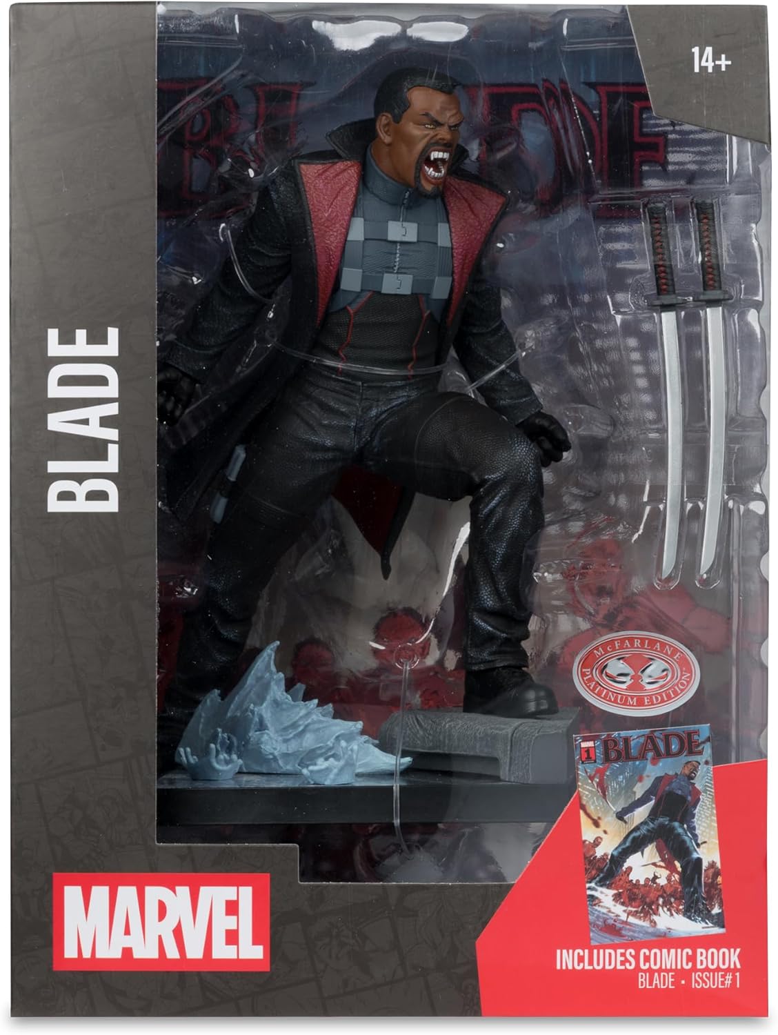 Marvel - 1:6th Scale Blade Collectible with Scene (Blade #1) - McFarlane Toys