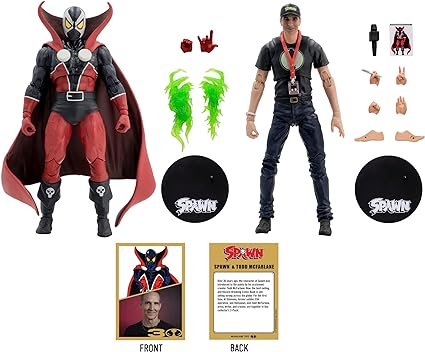 Spawn & Todd McFarlane 7in Action Figure 2pk McFarlane Toys 30th Anniversary