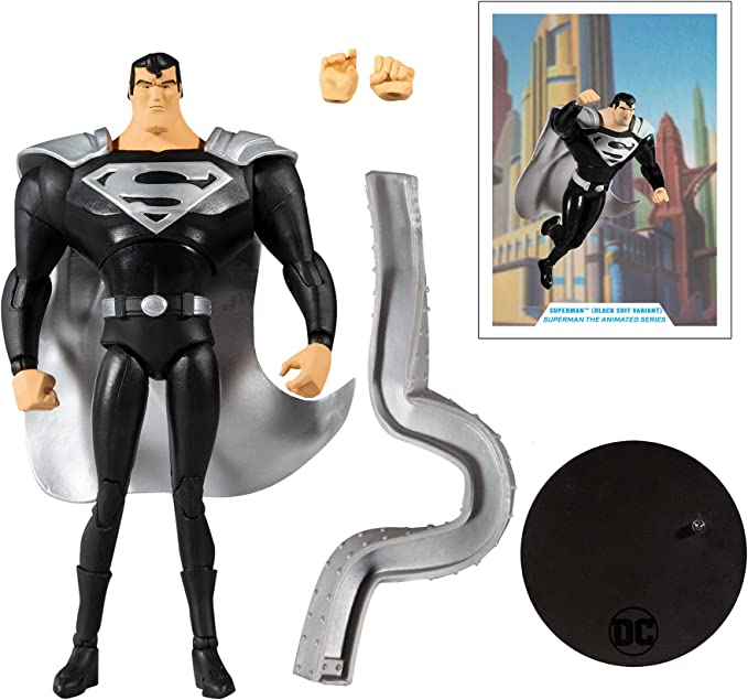 McFarlane - DC Multiverse 7 - Animated Superman (Black Suit)