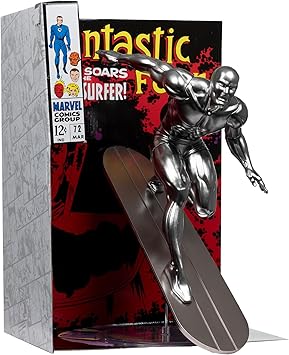 Marvel Silver Surfer 1:6th Scale Collectible with Scene (Fantastic Four #72)