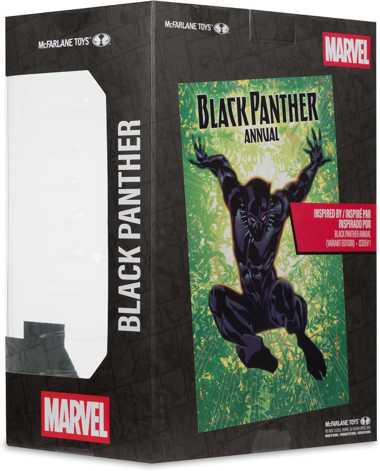 McFarlane Toys- Marvel Black Panther 1:6th Scale Collectible with Scene (Black Panther Annual (Variant) #1)