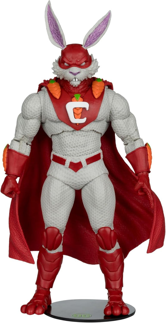 McFarlane Toys - DC Multiverse Captain Carrot (Justice League Incarnate), Glow in The Dark Edition, 7in Action Figure, Gold Label