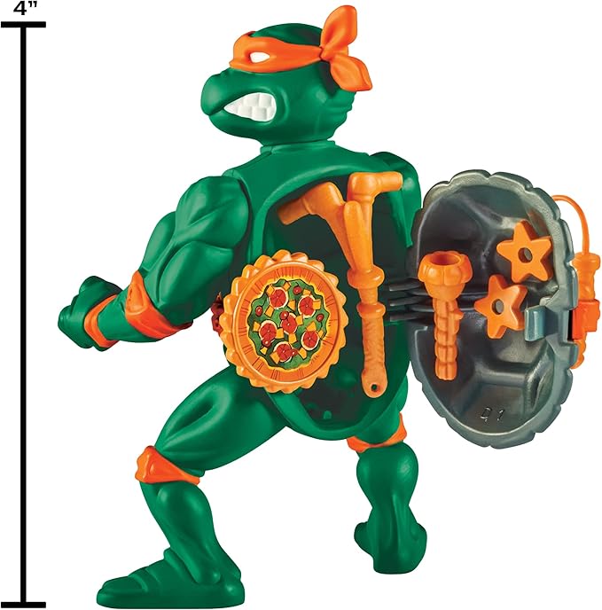 Teenage Mutant Ninja Turtles: 4” Original Classic Storage Shell Michealangelo